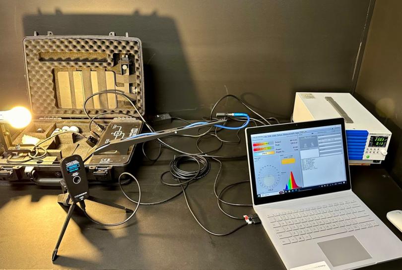 In house lamp test equipment by David Boughey is licensed under Creative Commons